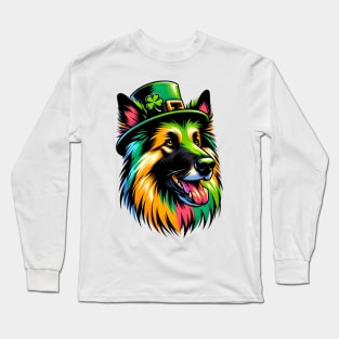 Belgian Tervuren Celebrates Saint Patrick's Day Long Sleeve T-Shirt